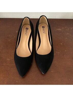 IDIFU | Pointed Toe Suede Wedge Heels Size 5.5 NWOT